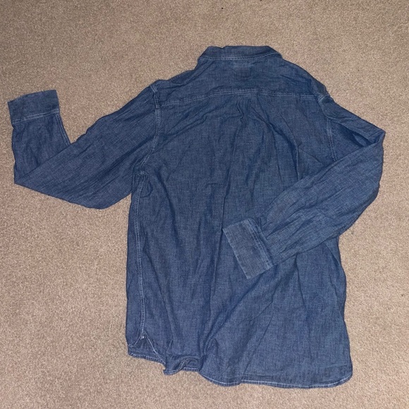 Vans button up denim shirt Size L - Picture 4 of 4